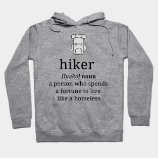 Homeless hiker (light) Hoodie